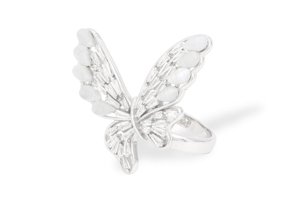 Butterfly Bloom Adjustable Ring