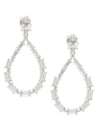 Lumi Teardrop Baguette Dangler Earrings