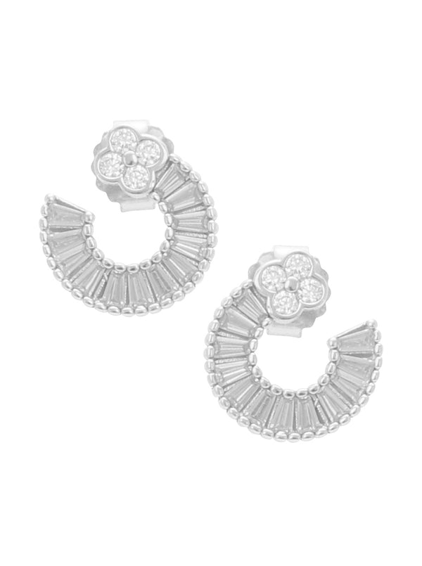 Floral Arc Hoops