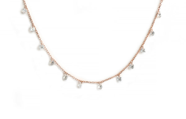 Celeste Drop Chain Necklace