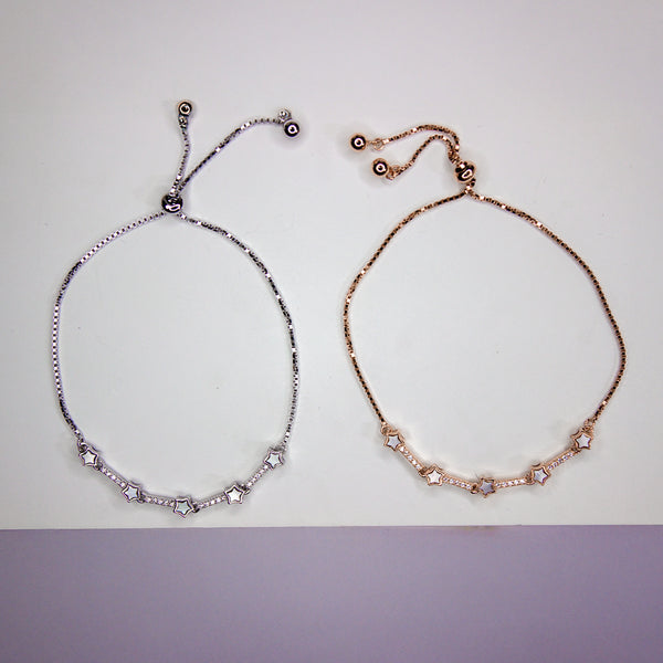 Starry Elegance Adjustable Bracelet