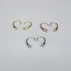 open hoop earrings