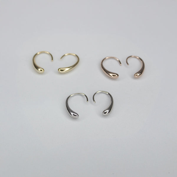 open hoop earrings