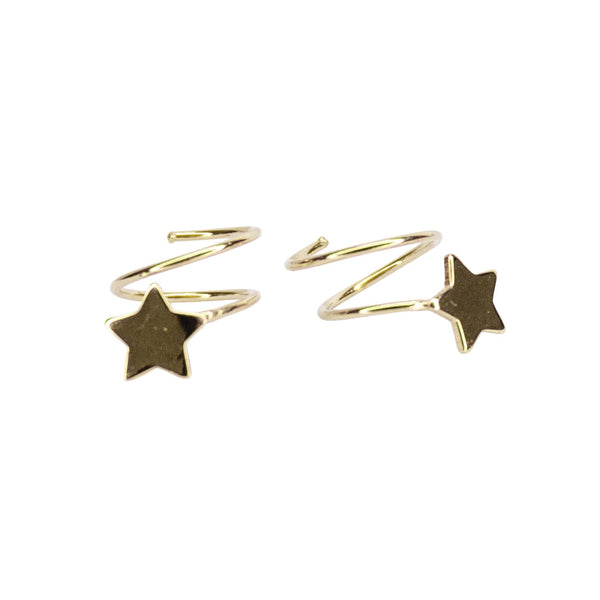 STAR spiral earrings