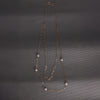 Elegant Layered Necklace with Pearls
