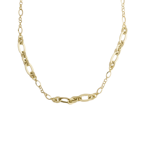 Chunky Chain-Link Statement Necklace