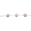 Geometric Zircon Bracelet - Rose-Gold