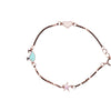 Rose Gold Ocean-Themed Charm Bracelet