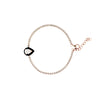 Elegant Teardrop Tennis Bracelet - RoseGold