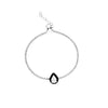 Teardrop Solitaire Chain Bracelet