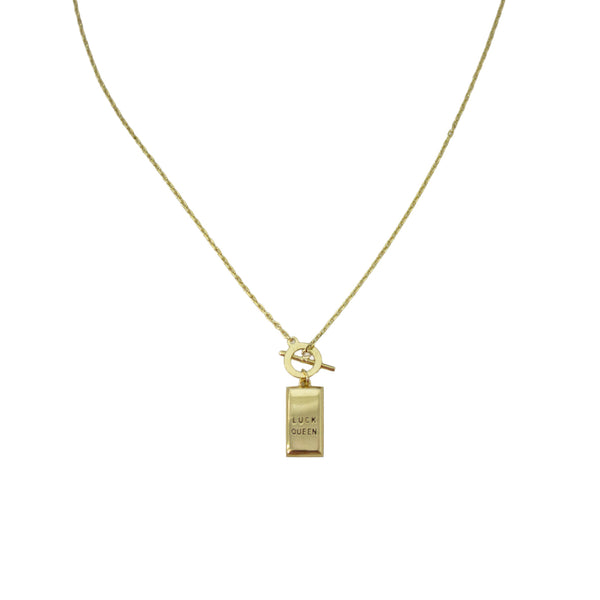 Luck Queen Charm Necklace