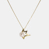Star Pearl Charm Necklace