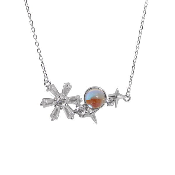 Celestial Spark Charm Necklace