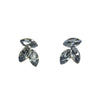 Marquise-Cut Blue Crystal Earrings