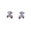 Marquise-Cut Blue Crystal Earrings