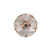 Elegant Mother of Pearl Floral Stud Earrings (MOP)