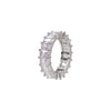 Baguette Eternity Band - Silver