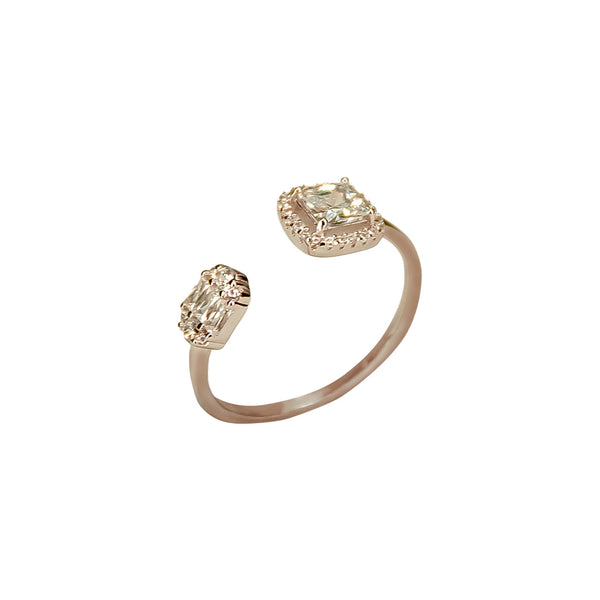 Adjustable Open Halo Ring