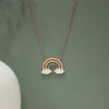Rainbow Cloud Charm Necklace