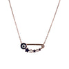 Lucky Star Evil Eye Pendant Necklace