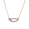 Lucky Star Evil Eye Pendant Necklace