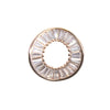 Modern Geometric Baguette Crystal Stud Earrings