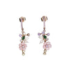 Floral Drop Earrings - RoseGold