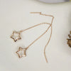 Celestial Star Threader Earrings – Elegant & Dreamy