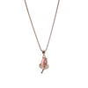 Blush Bloom Teardrop Floral Necklace