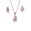 Blush Bloom Teardrop Floral Necklace