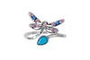 Dragonfly Enamel Statement Ring