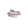 Snake Wrap Ring - Silver, 7