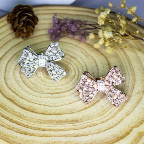 Crystal Bow Elegance Ring