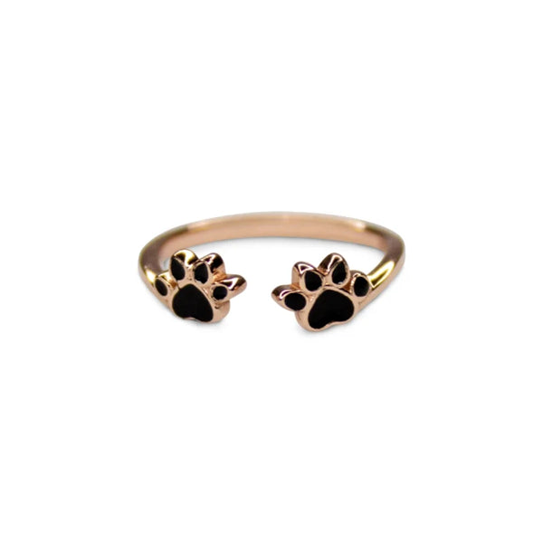 Paw Print Open Ring