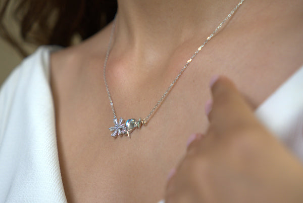 Celestial Spark Charm Necklace