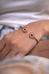Enamel Open Cuff Bangle