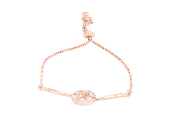 Bloom Slider Floral Charm Bracelet