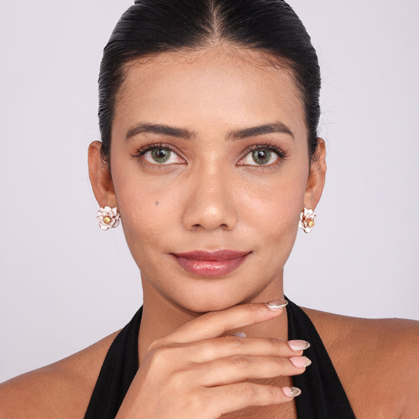 Sunblush Bloom Studs