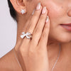 Saké Bow Pavé Statement Ring