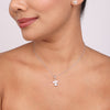 Angel Pendant Necklace &amp; Stud Earrings Set