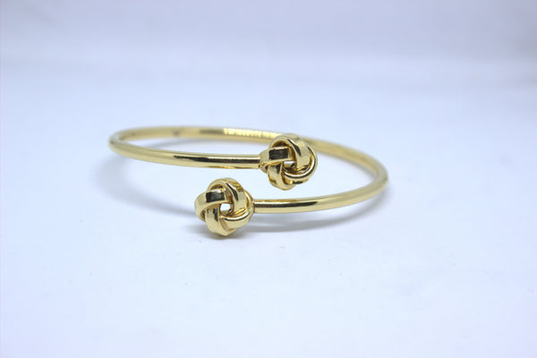 Eterna Knot Open Cuff Bracelet