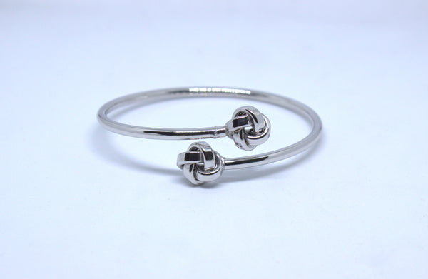 Eterna Knot Open Cuff Bracelet