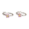 Kids Floral Hoop Earrings