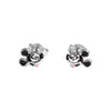 Mickey Mouse-Inspired Stud Earrings – Rose Gold & Silver Options
