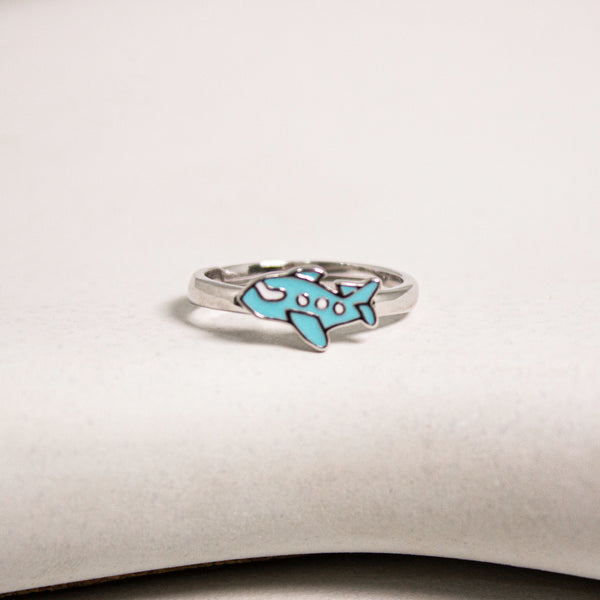 Adorable Airplane Ring ✈️💙