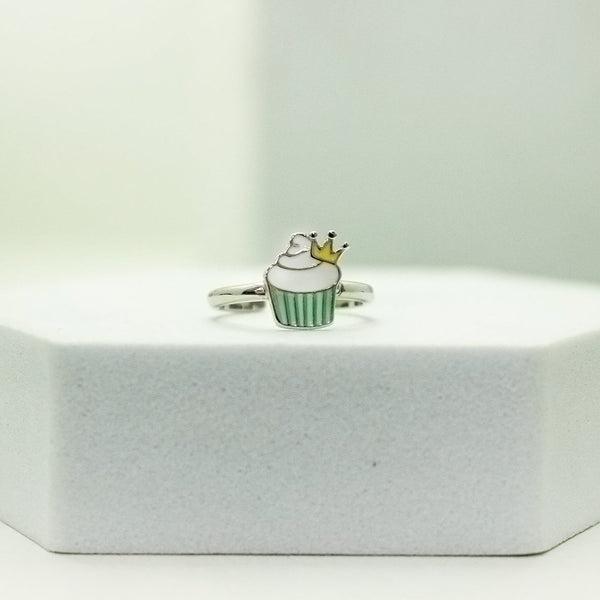 Kids Royal Cupcake Adjustable Ring