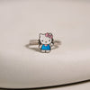 Kids Cat Enamel Ring