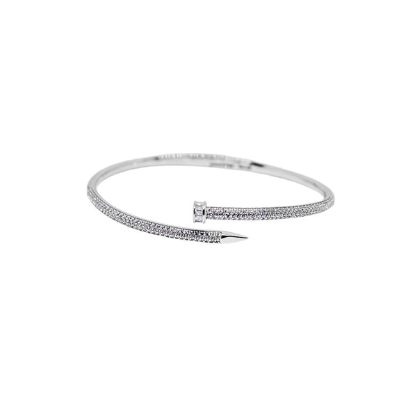 Luxury Nail Bangle – A Bold Fusion of Strength & Elegance