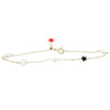 Celestial Pearl & Star Gold Bracelet