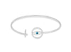 Evil Eye Open Bangle